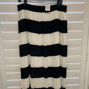 JCrew pleated midi skirt